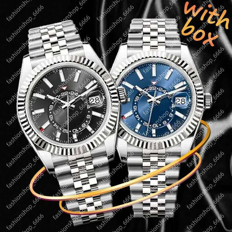 Watch Mens Automatic nical Movement watches Small Dial Sapphire Calendar 41mm Bracelet Fashion Business sky dweller Wristwatches