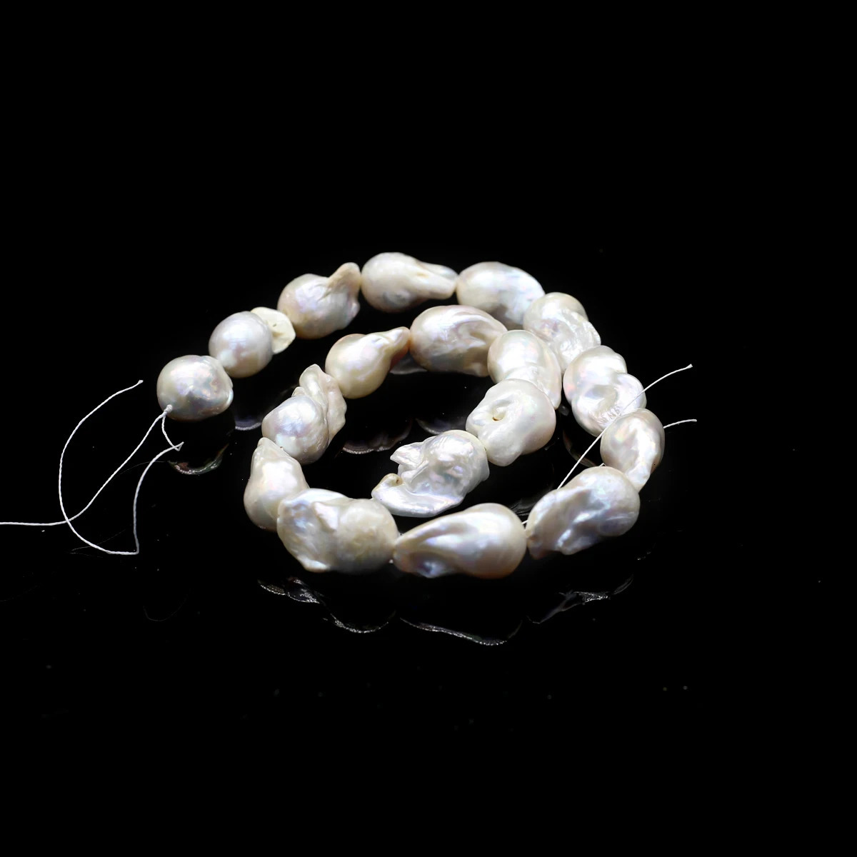 13x10mm 5A Natural Freshwater White 100 Pearl Baroque Irregular Shape Bead Gift Jewelry Make DIY Necklace Bracelet Accessories 251016