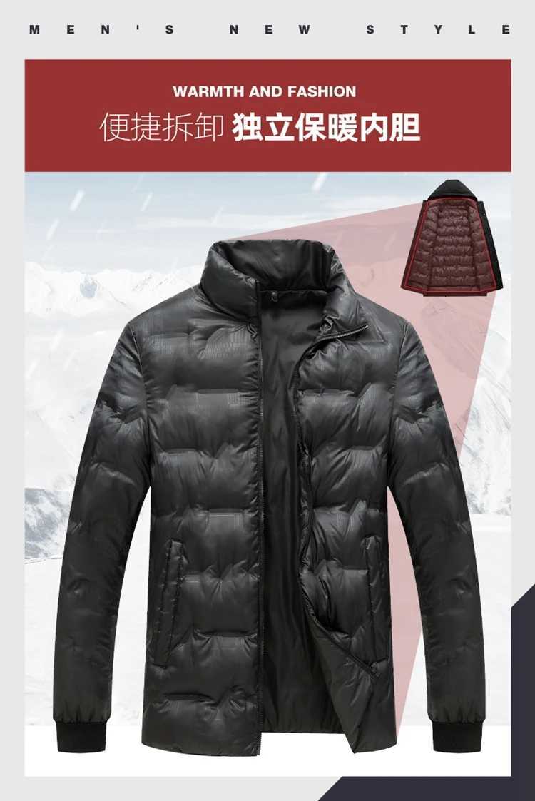 Men Outdoor Thick Warm Down Jacket 20 Degree Winter Parkas Male White Down Jacket Hooded Padded Snow Coat Oversize Z251024