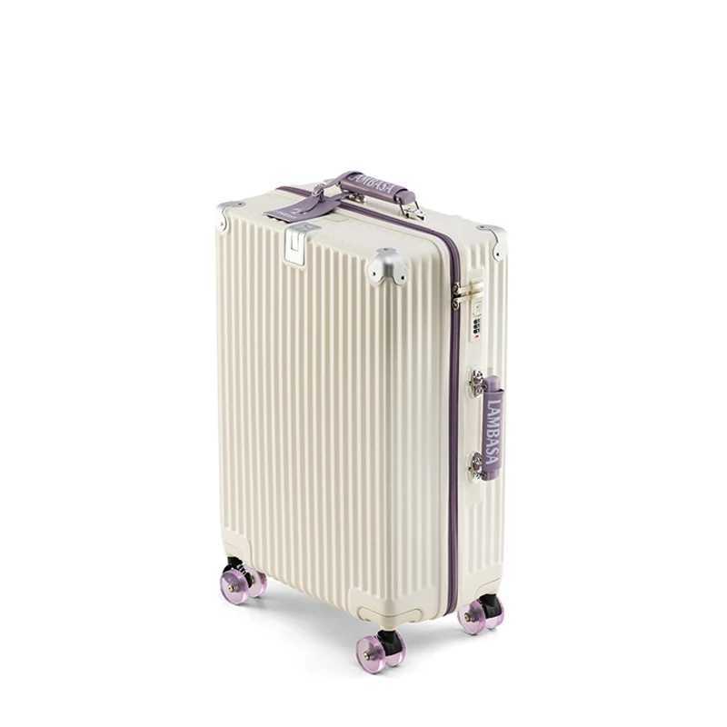 Highly Appealing Zipper Travel Suitcases Thickened Luggage Ice Roller 20 inch Carryon Suitcase 22242628 inch valise voyageW251024