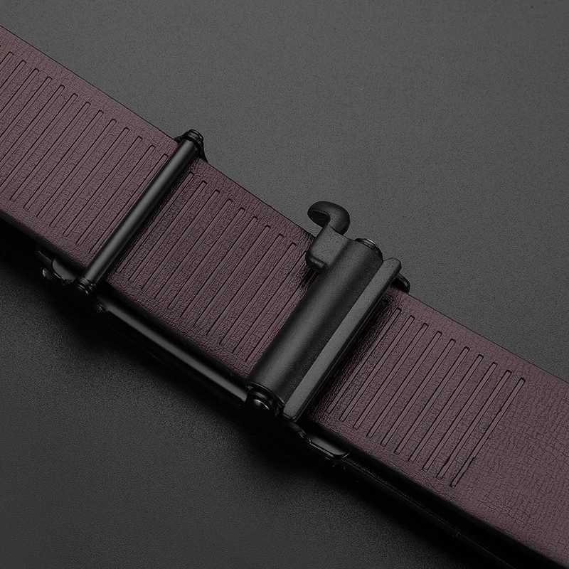 Mens Business Belt Toothless Automatic Buckle Fashion Belt Luxury Jeans Belt High Quality Belt W251024