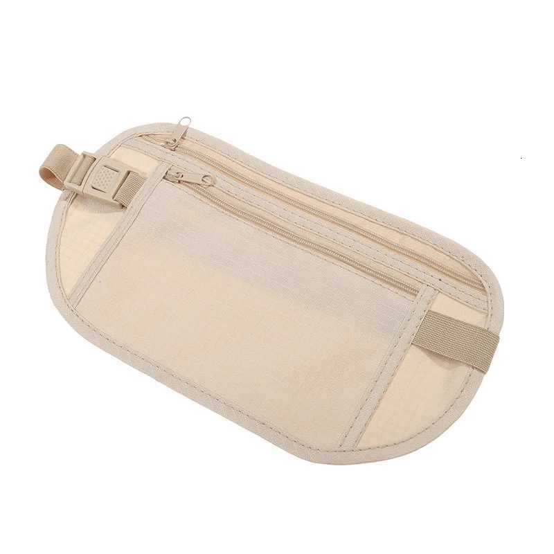 1PC Invisible Travel Waist Packs Waist Pouch For Passport Money Belt Bag Hidden Security Wallet Casual Bag For Men WomenL251024