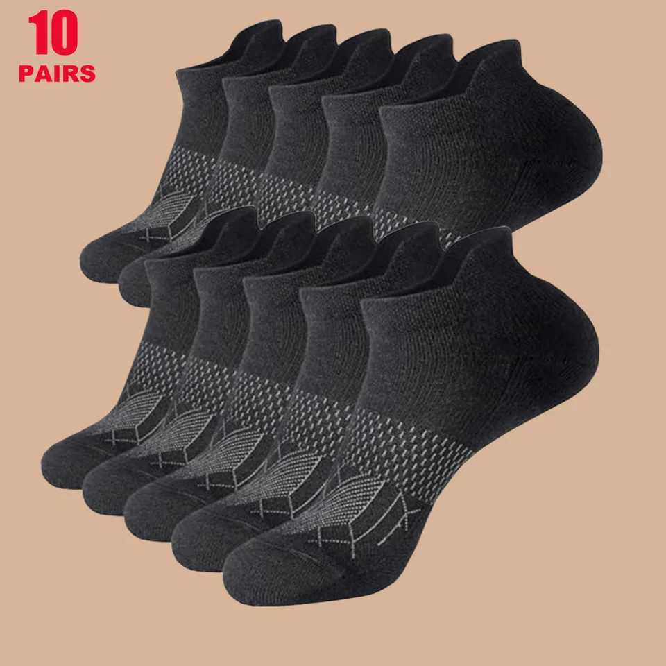 Womens Mesh Breathable Ankle Socks 5 Pairs Pastel Multicolor with Subtle Floral Print Y251024