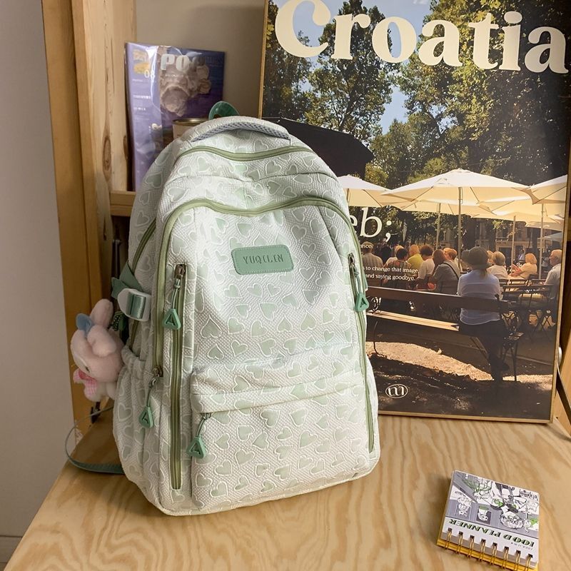 New designer girls' backpacks, fashionable and cute backpacks for middle school students, backpacks for grades three to six in primary school