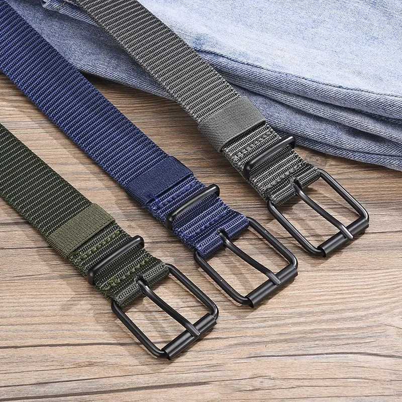 2PC Mens Super Durable Nylon Belt With Quick Release Buckle Suitable for Daily Workwear Versatile for Both Men and Women W251024