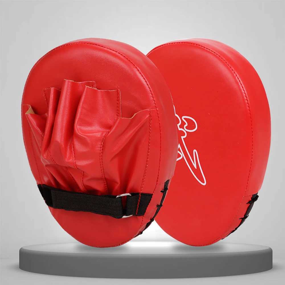 Boxing Hand Target 5Finger Hand Targets Wear Resistant Punching Mitts Boxing PU Leather Focus Boxing Pads Muay Thai Supplies Y251023