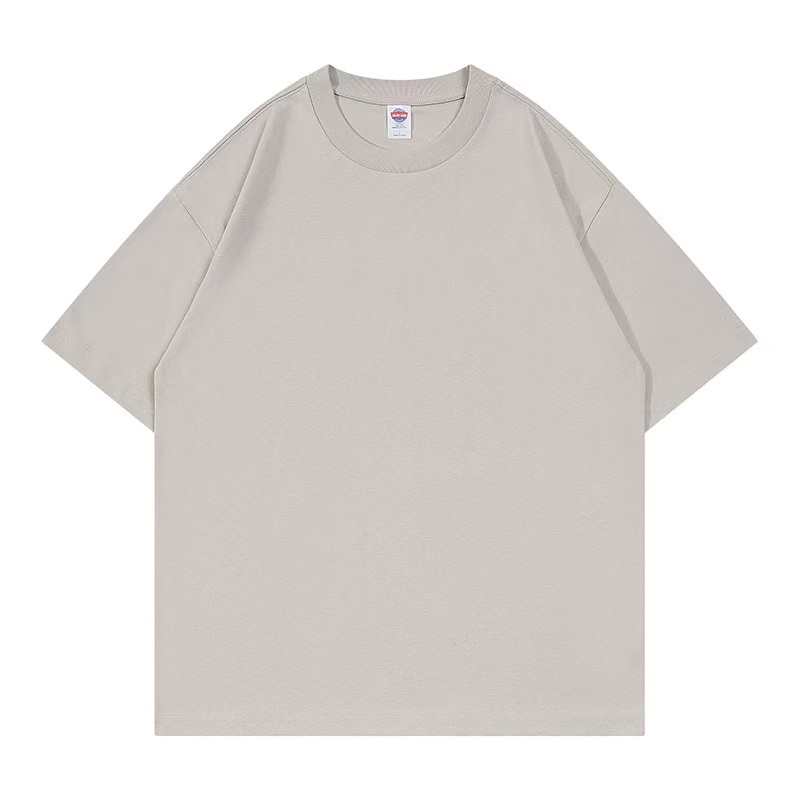 Unisex Oversized Crew Neck T-Shirt Short Sleeve Loose Fit Casual Basic Tee for Daily & Street Style CF14251