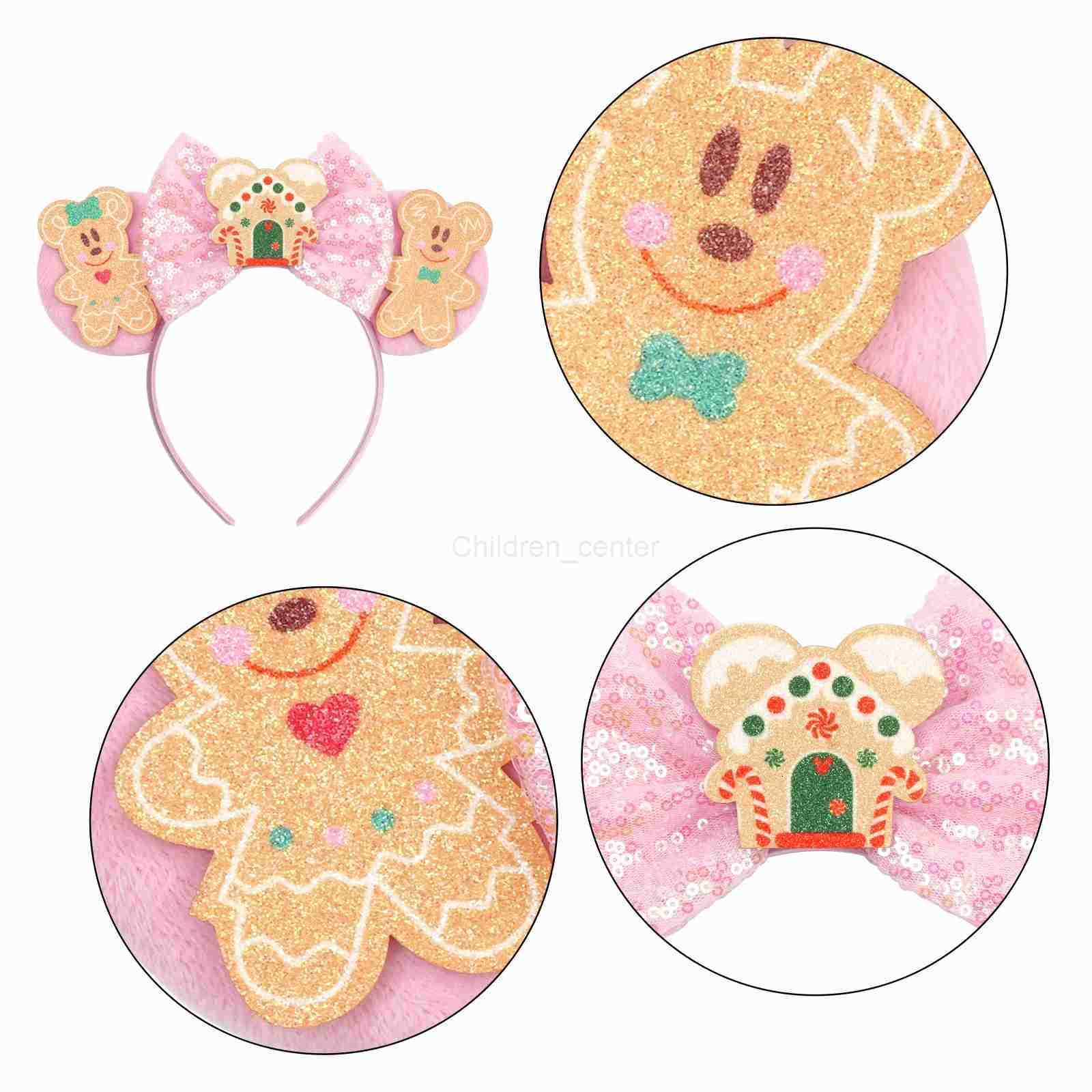 Disney Christmas Mickey Minnie Character-Inspired Hair Straps Featuring Unique Cartoon Bears Ideal For Celebrations & Events Disney designer
