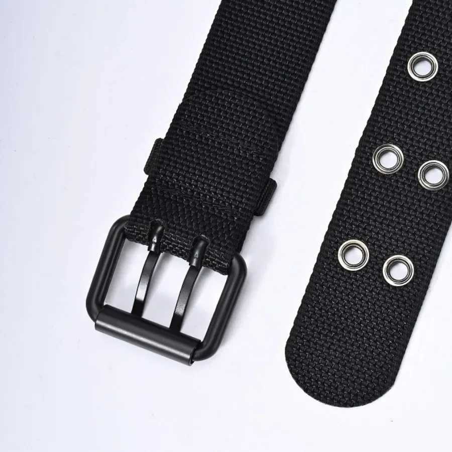 2026 New Men Breathable Nylon Fabric Belt outdoor sport Belt Pin Buckle Trousers Jeans Belt W251024