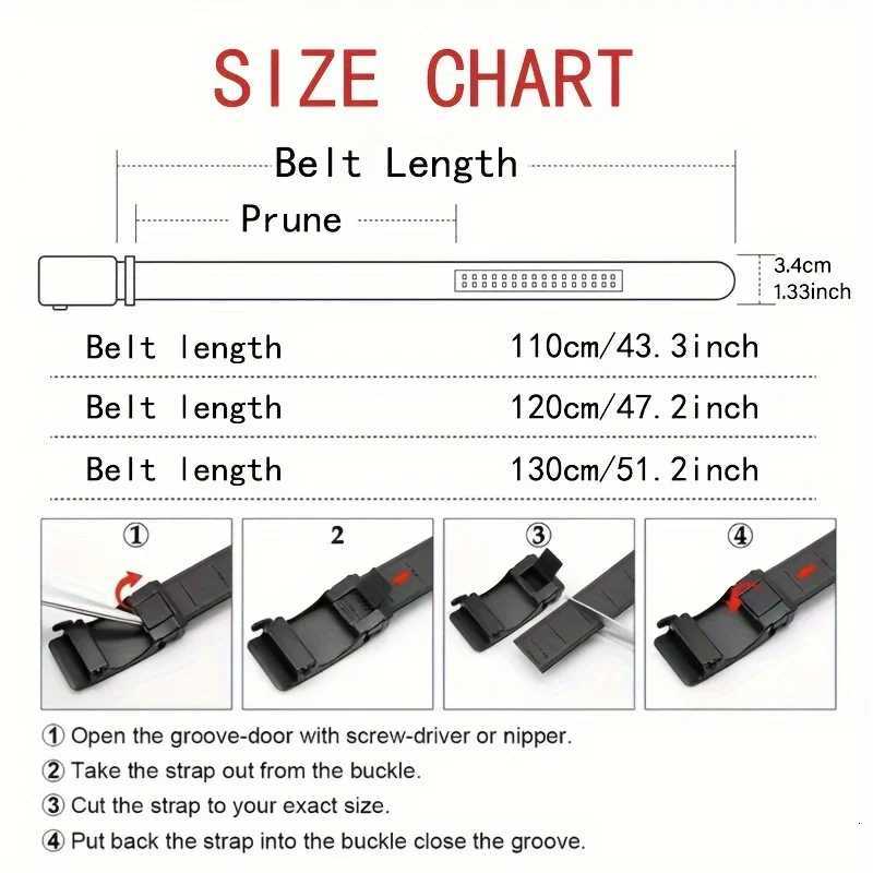 Mens Belt Metal Automatic Buckle Belt High Quality Luxury Belts for Men Fashion Business Black PU Strap W251024