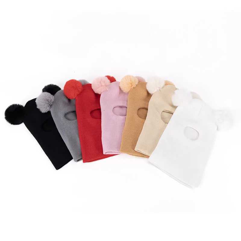 Kids Winter Hat Scarf Combo Lined Knit Ear Flap Hat with Neck Warmer Warm Unisex PullOn Balaclava for Baby Toddler Boy GirlL251024