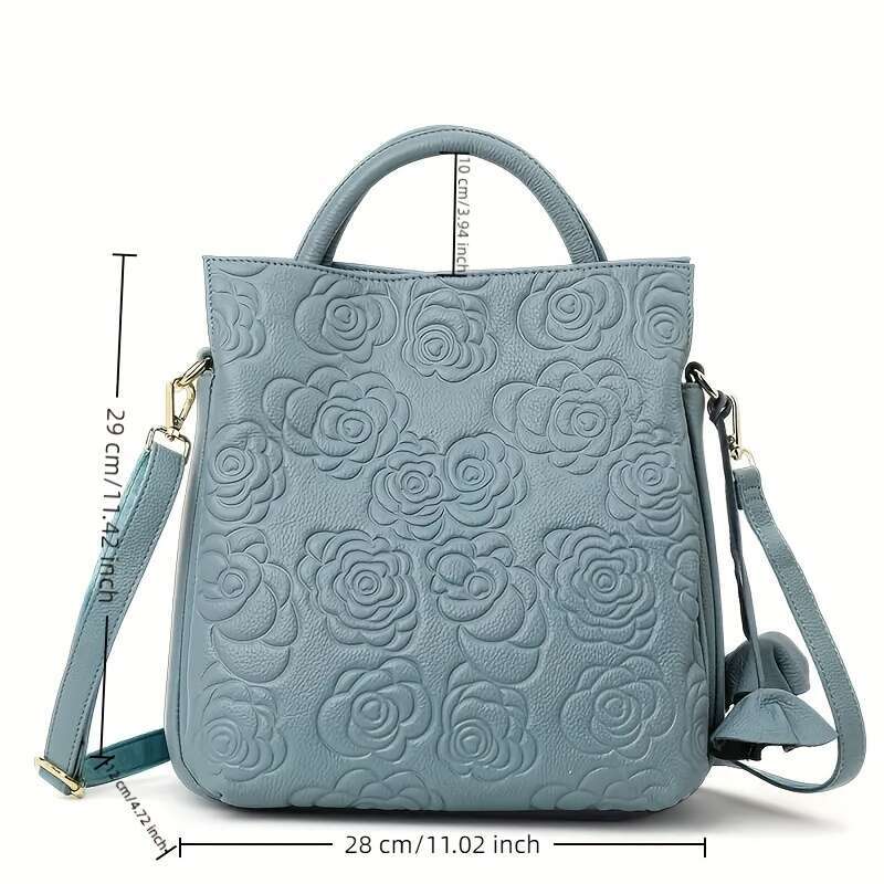 Ladies' Genuine Leather Handbag, New Large Capacity Shoulder Versatile Crossbody Bag, Suitable For Commuting And Leisure Outings