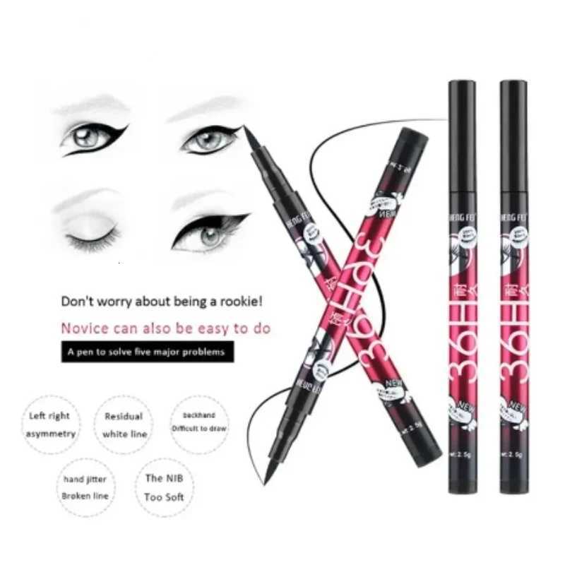 Black Liquid Eyeliner Make Up Waterproof Eyeliner Pencil 36H LongLasting Liquid Eye Liner Pen QuickDry No Blooming Makeup ToolL251024
