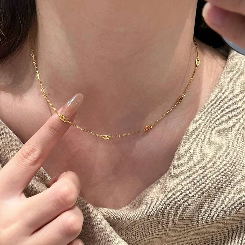 High-end Pig Nose Thin for Women, Commuting Versatile Exquisite Simple Necklace