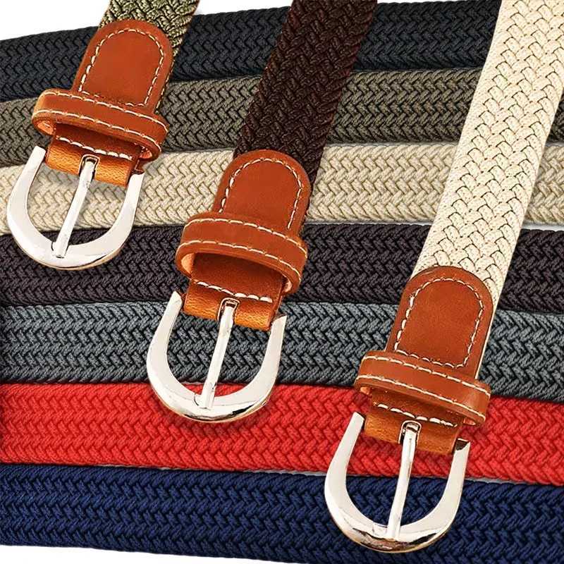 Unisex Casual Outings Canvas Elastic Belt Woven Elastic Band Party Daily Commuting W251024