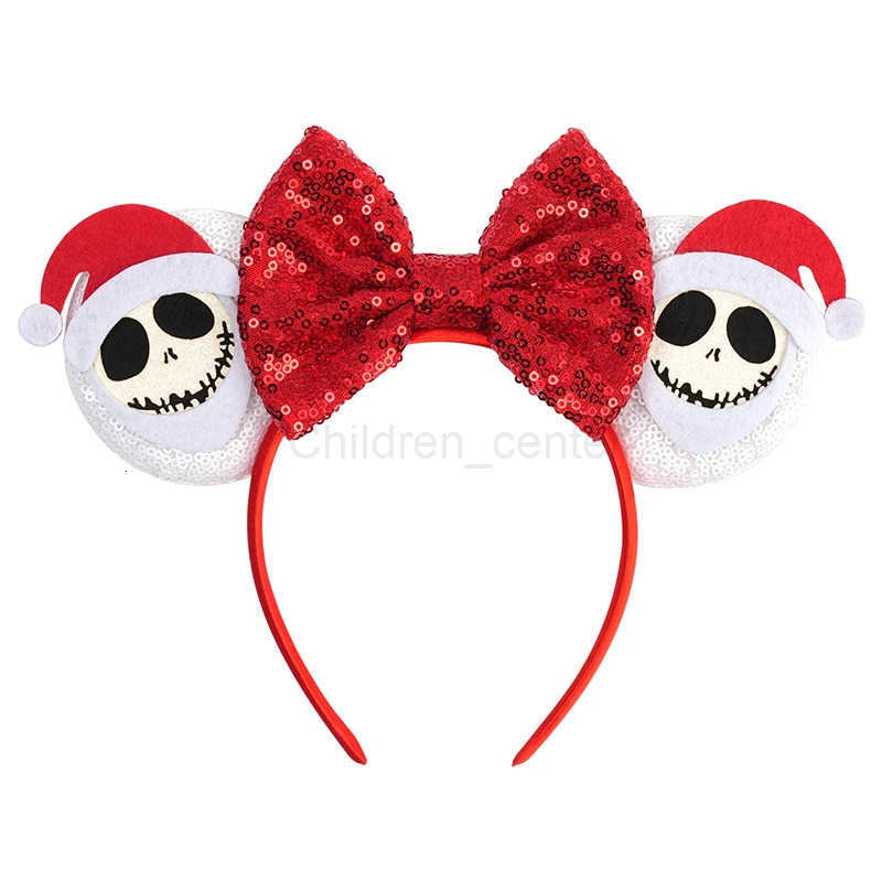 Disney Christmas Stitched Patterned Winter Headpiece Featuring Sparkling Details from Mickey & Friends Collection designer