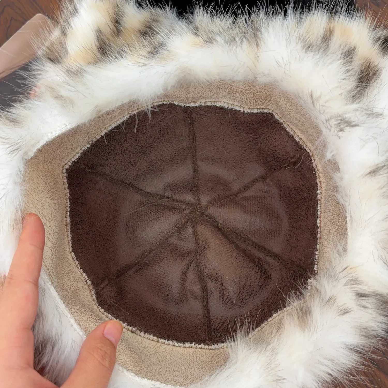 Warm Winter Plush Mongolian Hat Women Fur Bucket Cap Riding Thicken Fluffy Brimless Comfortable Fashion Outdoor Casual Soft HatL251024