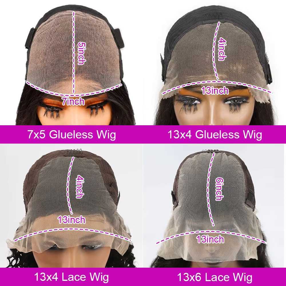 100 Curly Human Hair Glueless Wigs 13x6 Hd Lace Front Wig Jerry Burmese Curly Closure Frontal Short Bob Ready to Wear And Go W251023