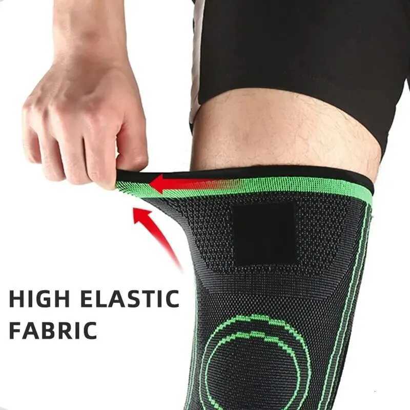 Knee Compressions Sleeve with Adjustable Straps for Running Working Out and Sports Wearing All DayW251024