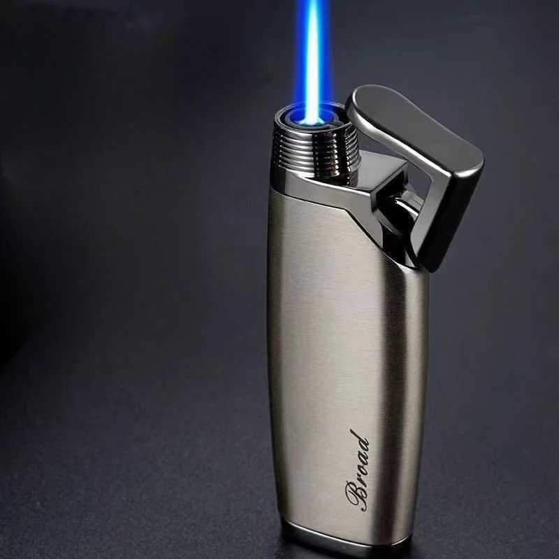 2024 New Metal Mini Direct Blow Windproof Lighter Creative Small Butane Gas Inflatable Lighter Smoking Accessories Gift Tool D251024