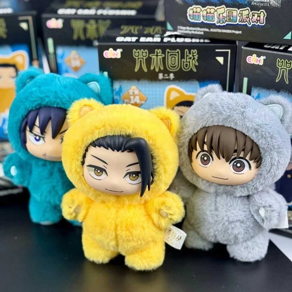 New Jujutsu Kaisen Box Blind Anime Character Model Stuffed Cat Series Satoru Suguru Shoko Toji Childrens Decorative GiftXJ251024