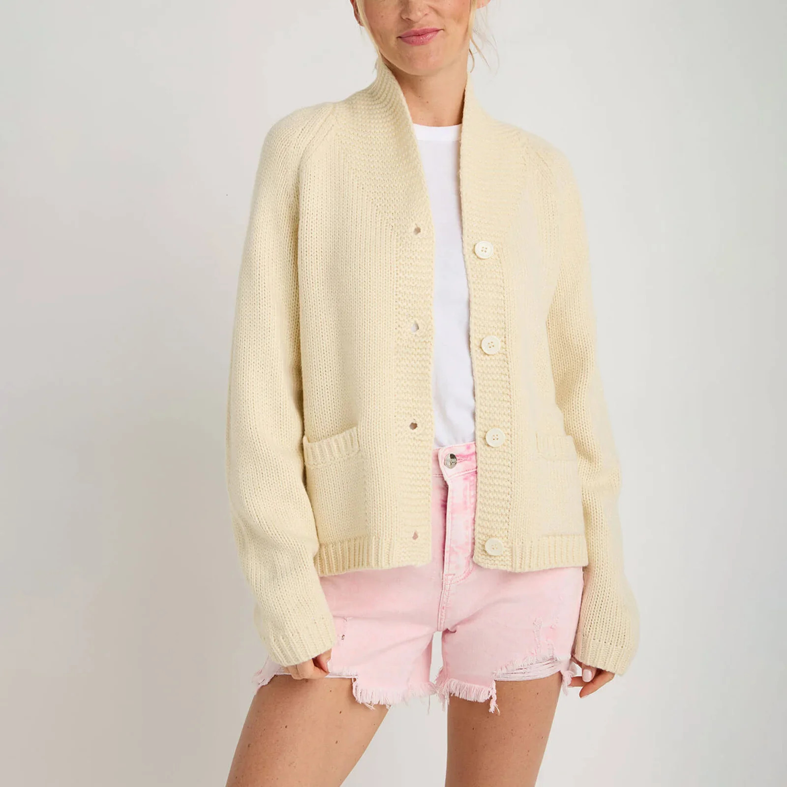 Women Knit Cardigan Sweater Coat Autumn Winter Long Sleeve V Neck Lobster Print Button Down Top Knitwear Female Outerwear Jacket 251013
