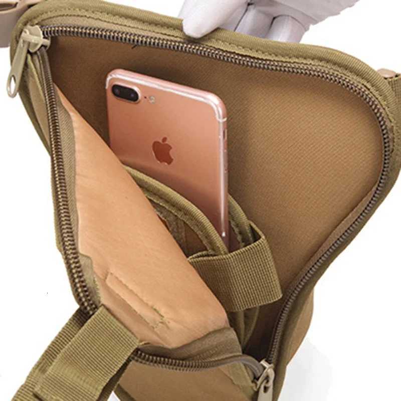 Men Waist Belt Fanny Pack Bag Nylon Motorcycle Rider Travel Climb ctics Bags for Outdoor Shorts Pistol Gun Hip Bum BagL251024