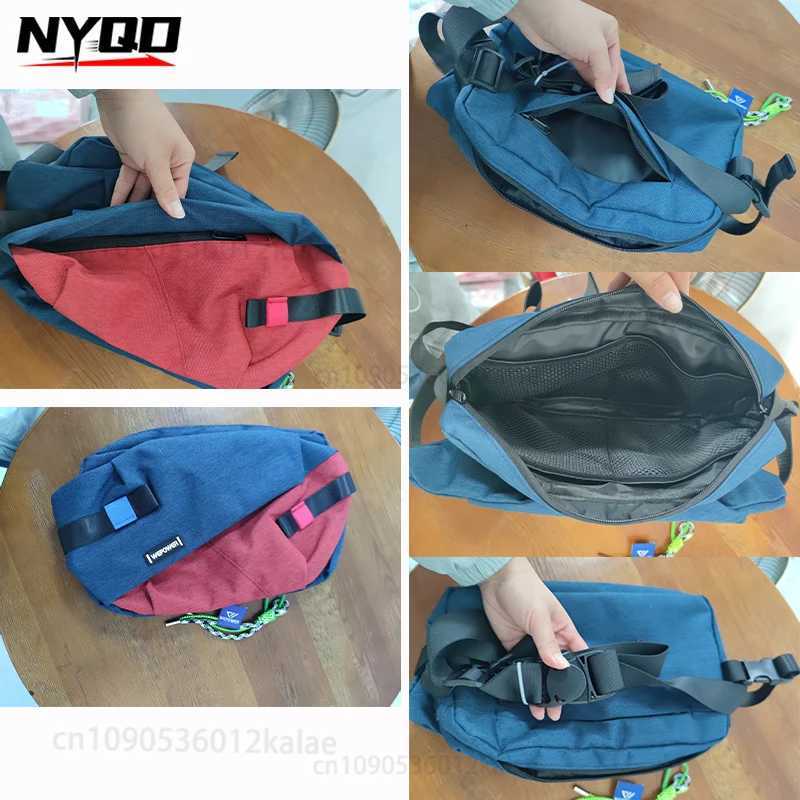 New Unisex Chest Pack Casual Nylon High Quality Panelled Waist Packs Outdoor Travel Crossbody Bag Men Wasit Belt BagsL251024
