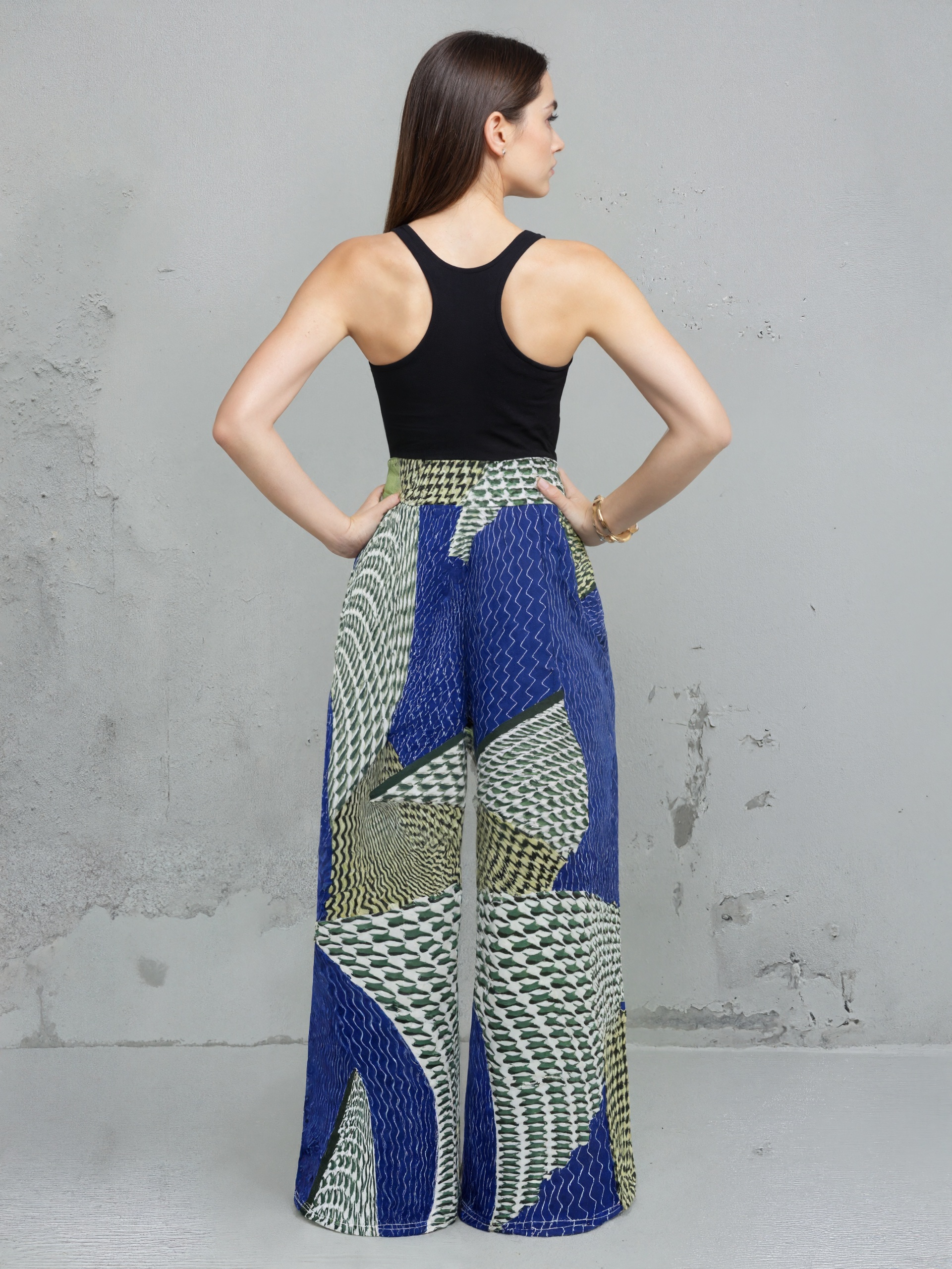 Chic Retro Style Plus Size Cotton Blend Jeggings Available in Various Hues--CF41391