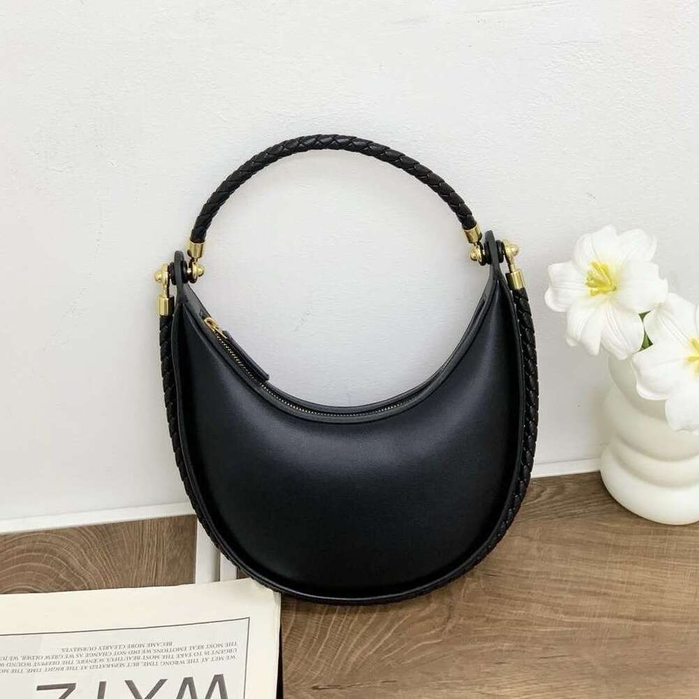 Luxury bag New Woven Half Moon Braided Rope Underarm Fashion Handheld Shoulder Crossbody Dumpling Bag for Women
