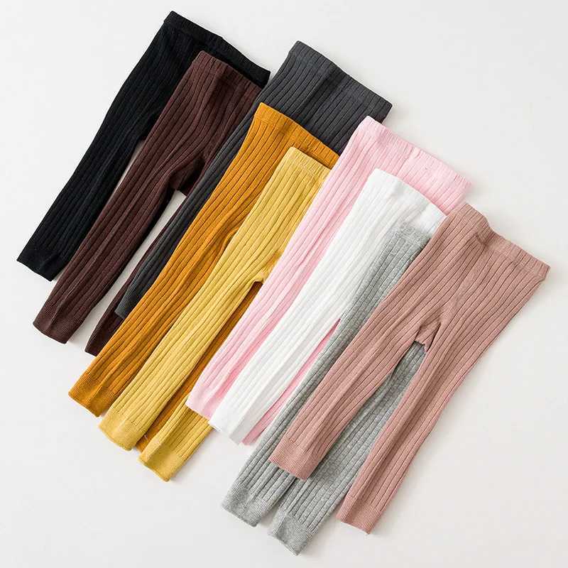1 Piece Girls Toddler Baby Basic Ribbed Sweater and Leggings Footless Tights Kids Little Girls Dress Bottom Top Pants 16 YearsT251024