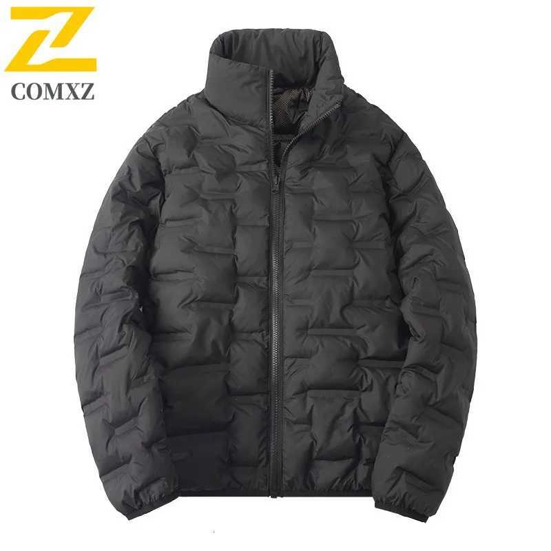 COMXZ Warm Padded Jacket Men 2025 New Winter Cold Proof Windproof Lightweight Handsome Bread Jacket Trendy Cotton Padded Jacket Z251024