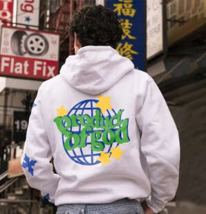 2025 Men's Fleece-Lined Sweatshirt with Letter Print, Kangaroo Pocket, Drawstring, and Printed Hoodie
