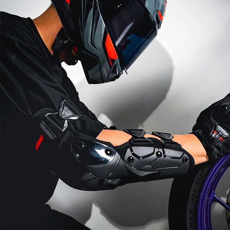 Motorcycle Knee Pad Elbow Protective Combo Knee Protector Equipment Gear Four Seasons Outdoor Sport Motocross Knee Pad VentilateW251024