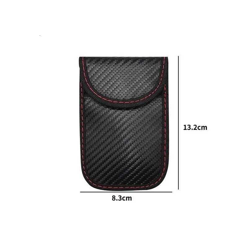 Car Key Signal Blocker Case Faraday Cage Fob Pouch Keyless RFID Blocking Bag car accessories Z251023
