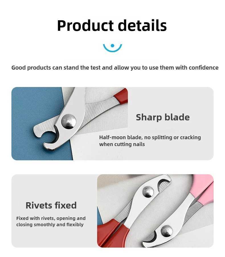 Professional Cat Nail Scissors Pet Dog Nail Clippers Toe Claw Trimmer Pet Grooming Supplies Products for Small Dogs Dog Gadgets Z202510241