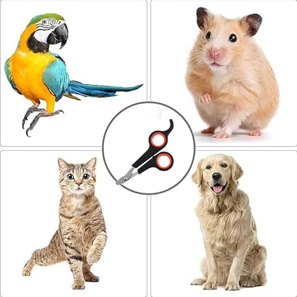 Pet Nail Clipper Scissors Grooming Paw Cutter For Bird Parrot Shear Animal Pet Toe Tool Pet Dog Cat Rabbit hamster Toe Clippers Z20251024