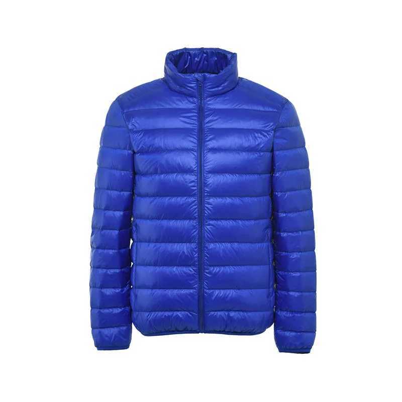 2025 010 Autumn Fashion Mens Ultra Light Duck Down Jackets Winter Feather Padded Puffy Coat Portable Warm Quilted Outerwear Z251024