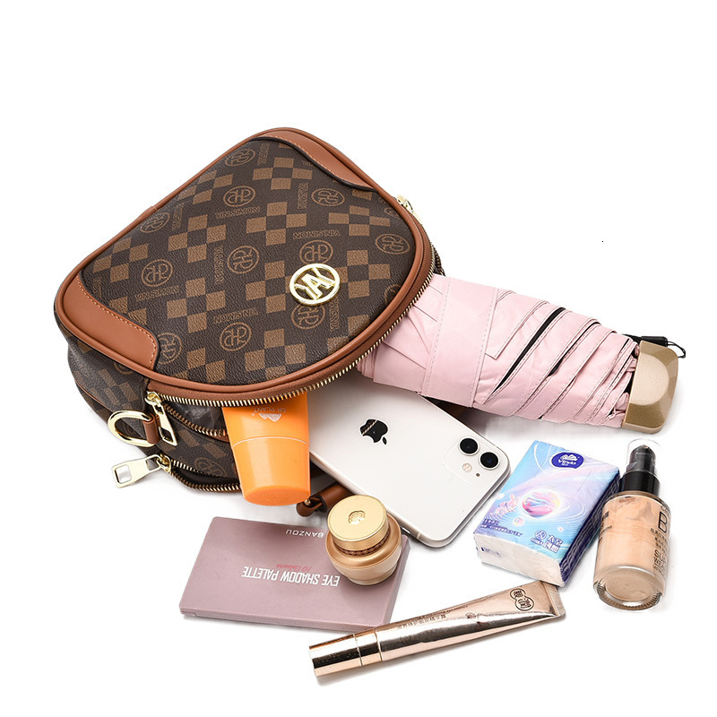 Luxury Brand Designer Bag Women's Bag 2025 New Versatile PU Fashion Single Shoulder Crossbody Bag PVC High-End Feel Ladies Handbag