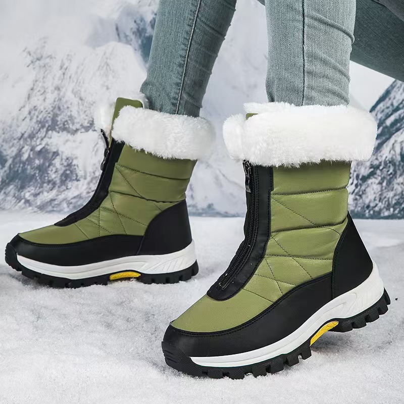 designer fluffy slipper platform slippers scuffs wool shoes sheeps kin fur leather womens snow boots casual women goutside sliders leather bootWinter 