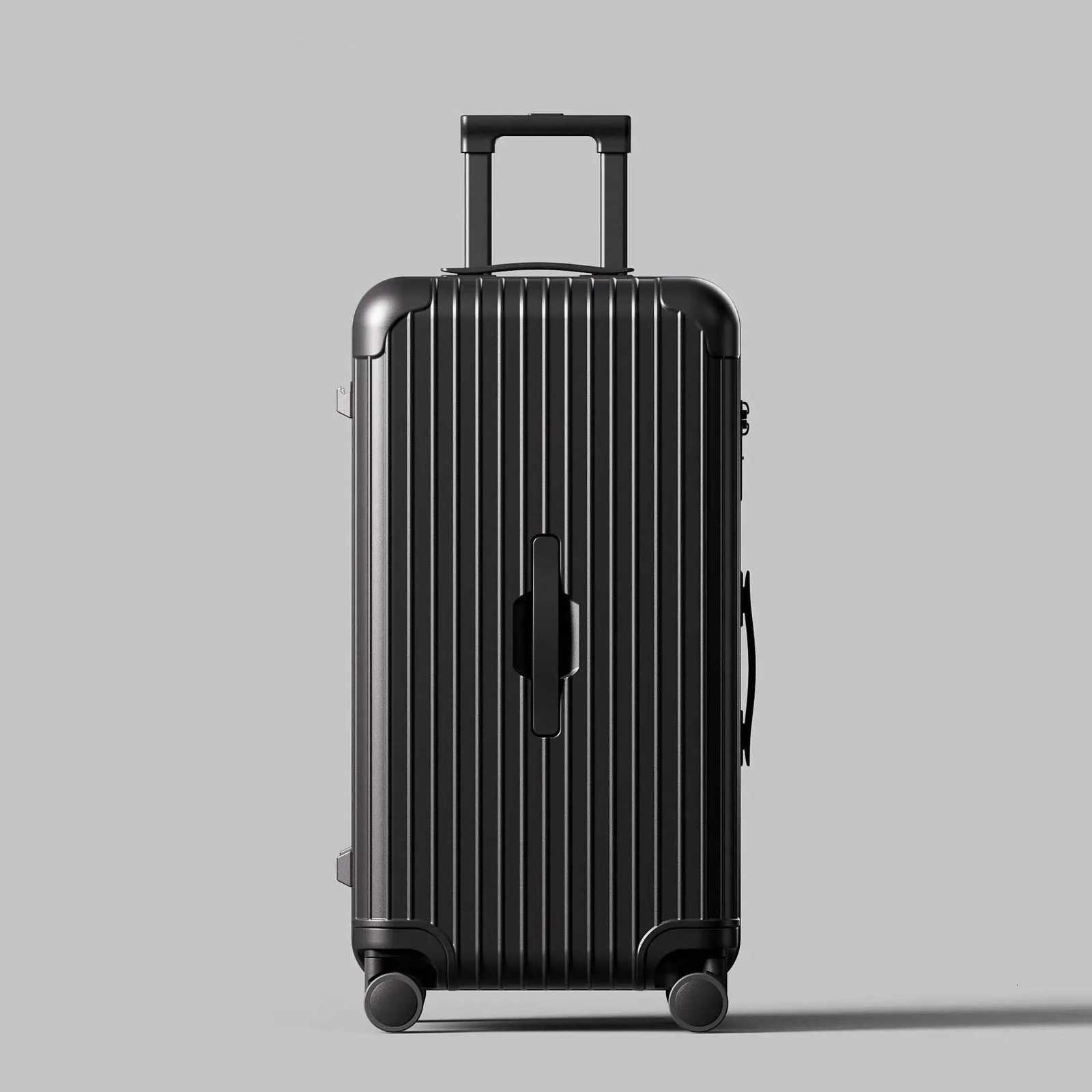Large capacity 37 minute suitcase 30 inch travel suitcase thickened luggage compartment anti drop and explosionproof passworW251024