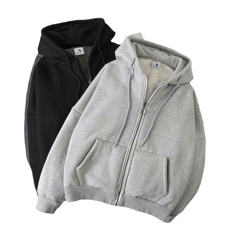 Men's Sweatshirt 2025 Early Spring New Autumn Winter Niche Designer Hoodie Jacket Tracksuit Men Polo Veste Coat Hooded Design Fleece Thickened Un