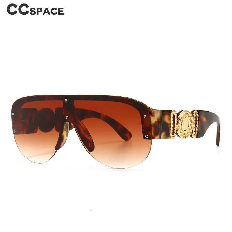 46659 Luxury Sunglasses Oversized Fashion Men Women Goggle Shades UV400 Vintage GlassesT251024