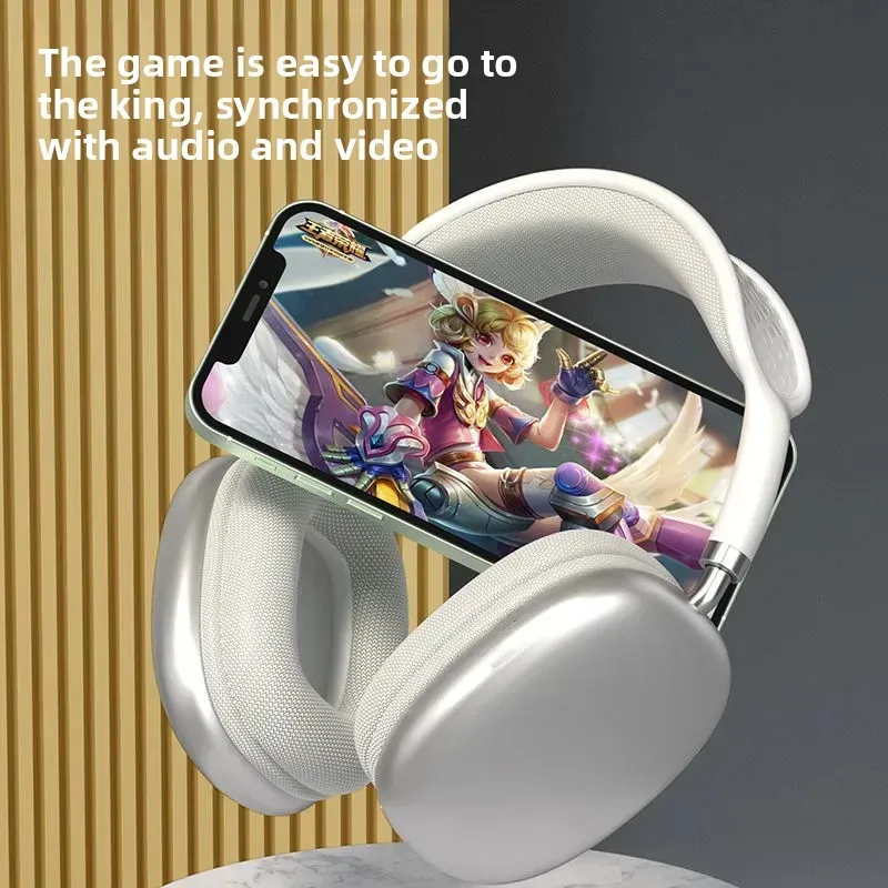 2025 New Fashion Wireless Over-Ear Bluetooth Adjustable Headphones Active Noise Cancelling HiFi Stereo Sound for Travel Work