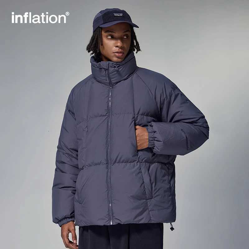 INFLATION Teflon Toast Down Jacket Unisex 90 Down Minimalist Solid Color High Collar Down Outerwear Z251024