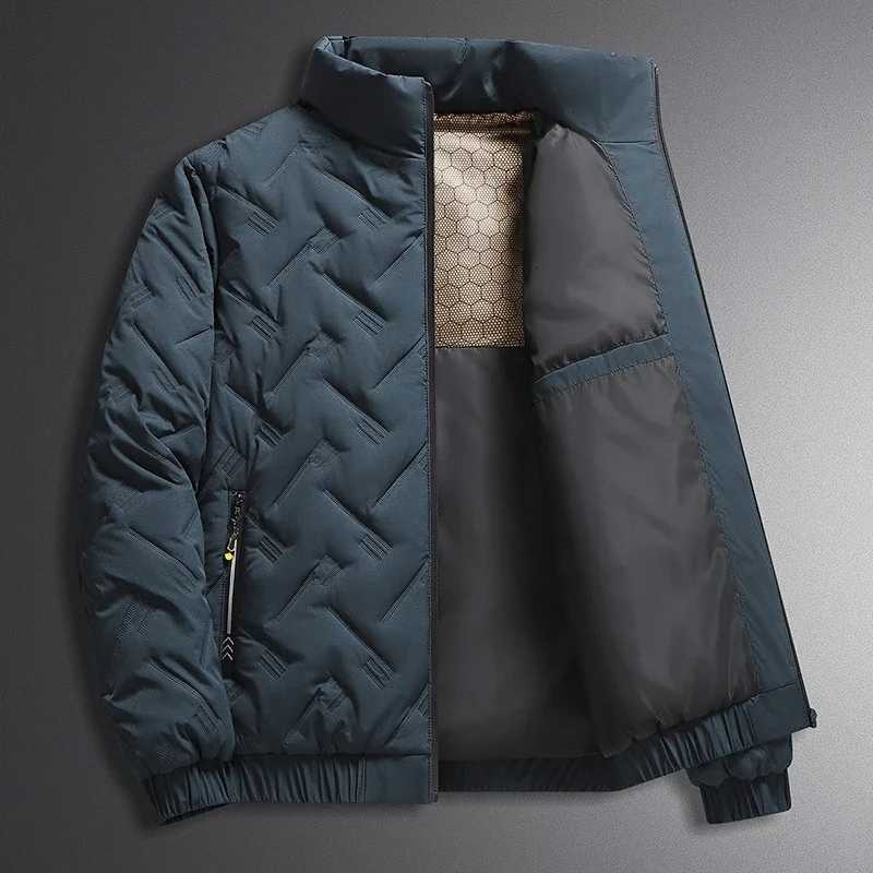2024 Winter Men Hiking Jacket Thick Warm Cotton Padded Jacket Outdoors Sports Stand Collar Coat Outdoor 6XL Puffer Parka Jackets Z251024