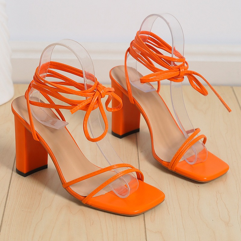White Black Woman Ankle Strap Sandals Leather Cross-Tied High Heels Shoes Sexy Lace Up Party Pumps Wear Heeled Boots Crafted In Premium Materials