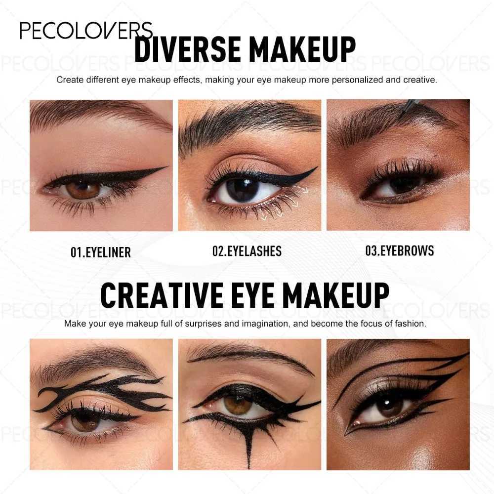 3pcs Waterproof Fast Dry Eyeliner Black Liquid Eyeliner Pen Eye Liner Pencil Makeup for Women CosmeticsL251024