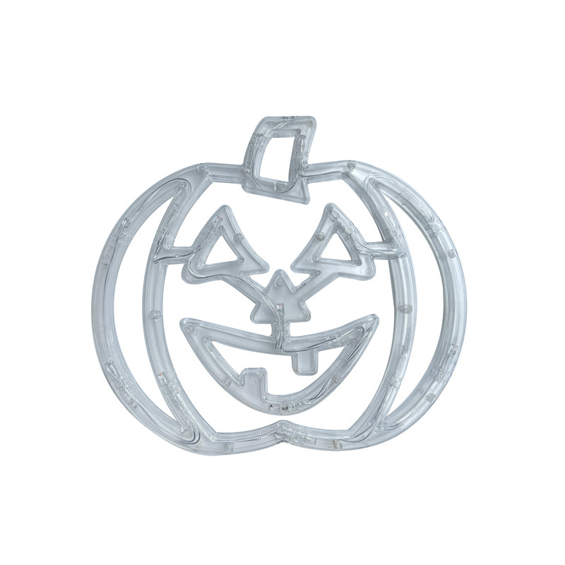 Halloween Suction Cup LED Lights, PVC Pumpkin/Witch/Bat/Ghost Face/Gnome Shaped Decorative Lights for Window Halloween Decoration160---WSJXP