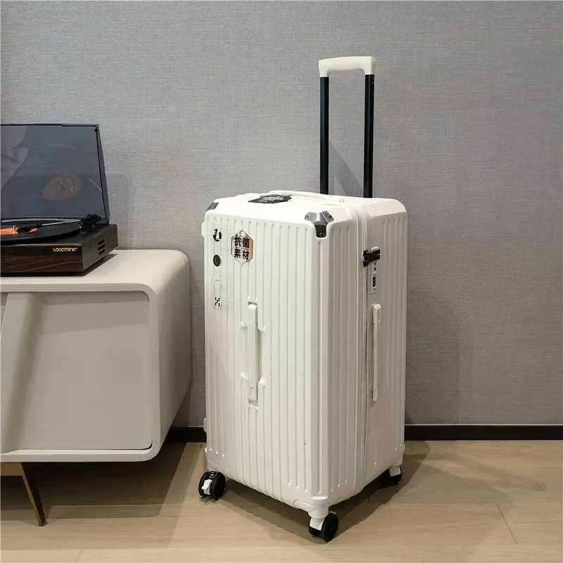 Red Suitcase 283650 inch Lize Capacity Luggage with FiveWheels ABSPC 20 inch Cabin Suitcases Travel Bag Zipper Trolley CaseW251024